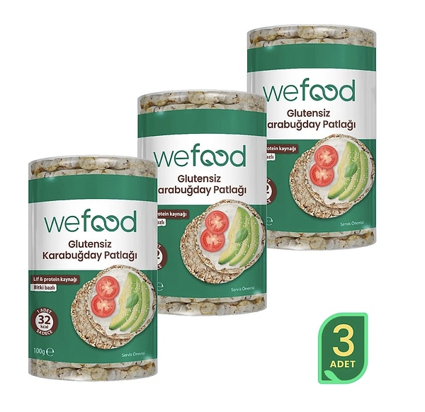 Wefood glutensiz karabuğday patlaklarında %45'e varan indirimi yakalayın! 🌾