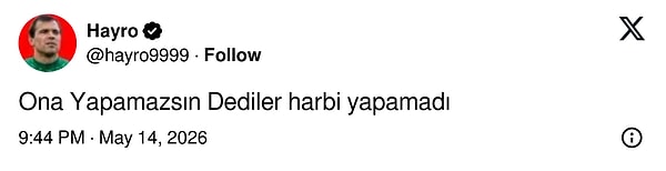 Kimilerinin tepkisi daha ironikti.