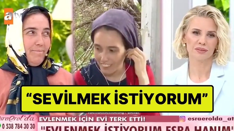 Evlenmek İçin Evden Kaçan İnci İsimli Kadının İsyanı Esra Erol'a Damga Vurdu