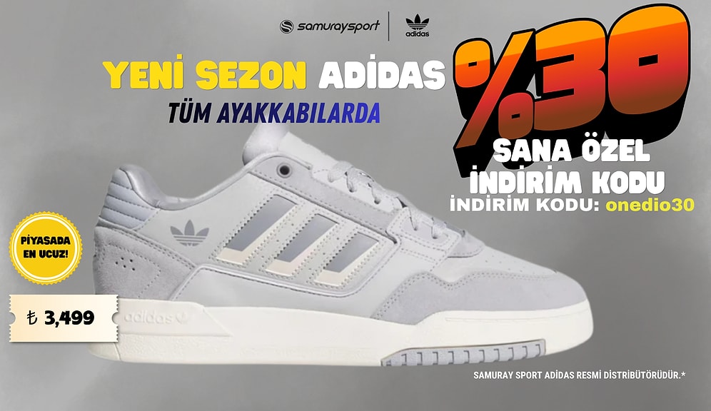 Tüm Adidas Ürünlerinde Onedio30 Kodu İle %30 Fırsatı Kaçırmayın