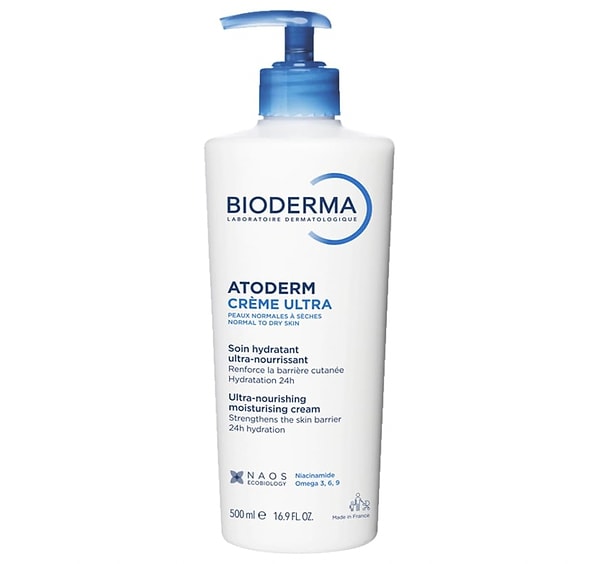 Kuruyan ve neme acıkan ciltler için dev boy Bioderma Atoderm kremi tam bir kurtarıcı!