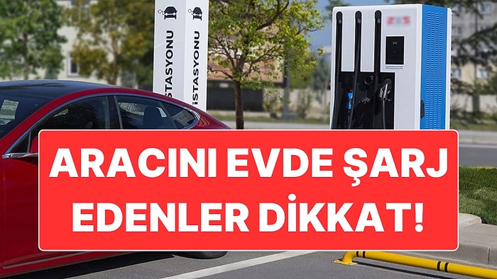 Evinde Elektrikli Aracını Şarj Eden Doktora 840 Bin Lira Ceza Kesildi