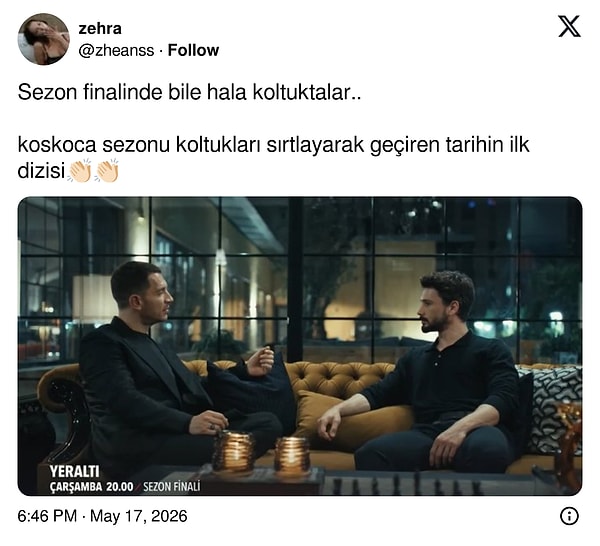 3. "Oturmaya mı geldik?" şakası yapılmadı mı ekipte?