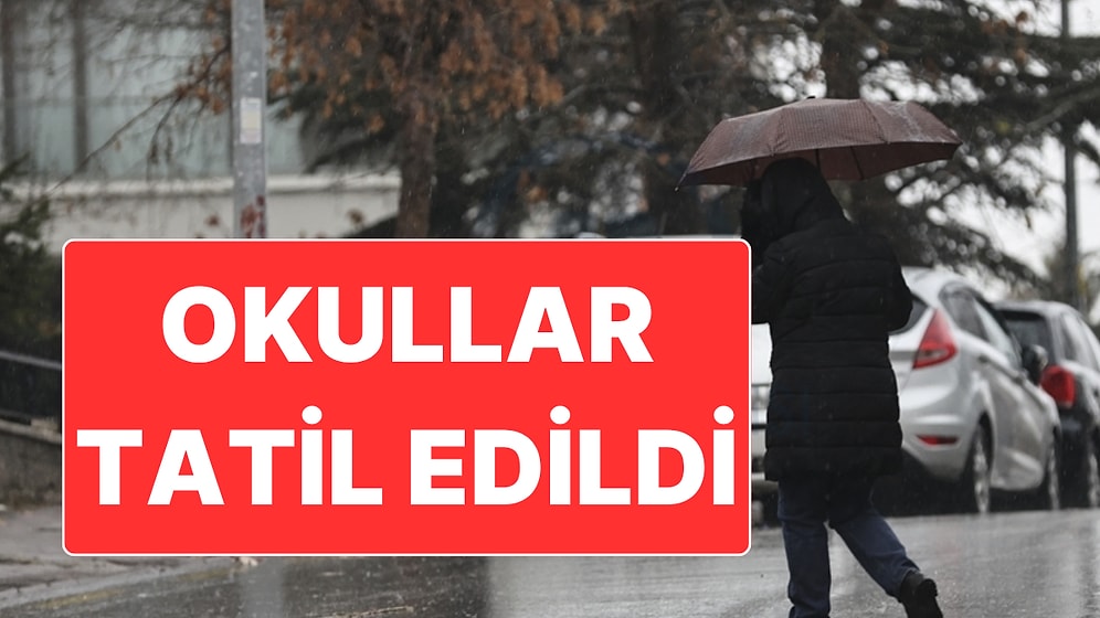 Beklenen Yoğun Yağış Nedeniyle Bir Kentte Okullar Tatil Oldu