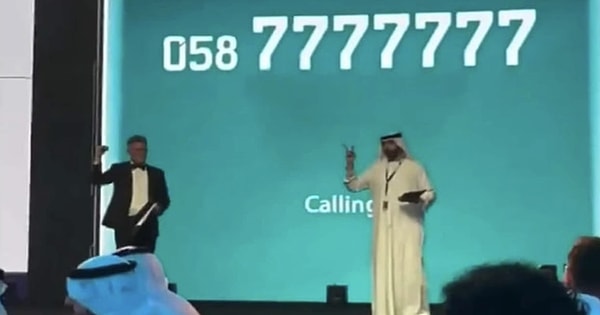 VIP Phone Number Auctioned for Over 36 Million TL in Dubai