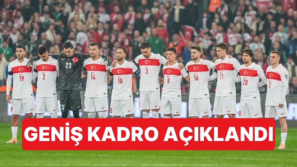 Milli Takımın Dünya Kupası Öncesi Geniş Aday Kadrosu Açıklandı