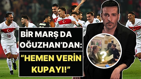 Oğuzhan Koç, Milli Takım Marşı Yarışını Fena Tiye Aldı!