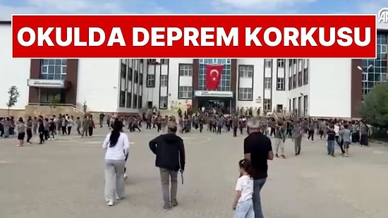 Birçok Şehirde Hissedilen Deprem Oldu, Adıyaman'da Bir Okuldaki Panik Anları Kameraya Yansıdı