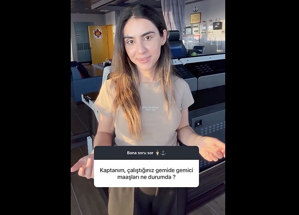 Kaptanın verdiği bilgilere göre, uluslararası sularda yük taşıyan bir gemide en alt kademelerden biri olan gemicilerin kazançları hiç de azımsanacak cinsten değil.