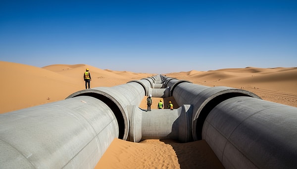 The Sahara Desert, one of the world's most arid landscapes, plays host to an astonishing subterranean river, pushing the boundaries of modern engineering.