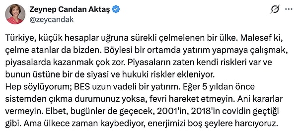 Eğilmez'e gelen yorumlardan bazıları şöyle oldu: