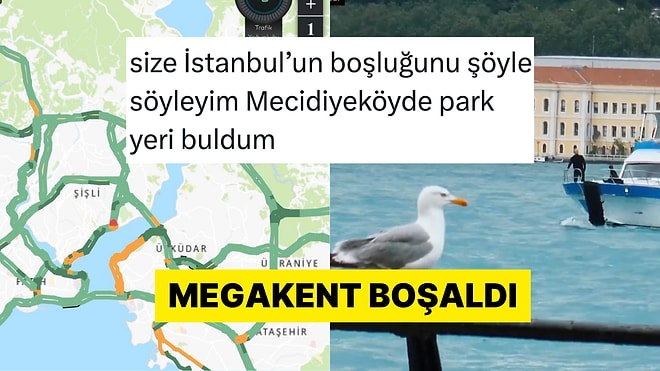 Bayram Nedeniyle İstanbul'un Boşalmasına İki Çift Lafı Olan Kişiler