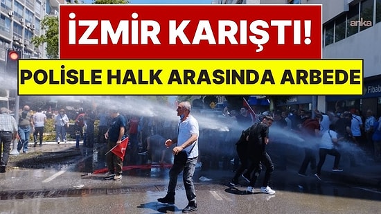 İzmir Karıştı: CHP Mitingine Valilik İzin Vermedi, Vatandaşla Polis Arasında Arbede Çıktı