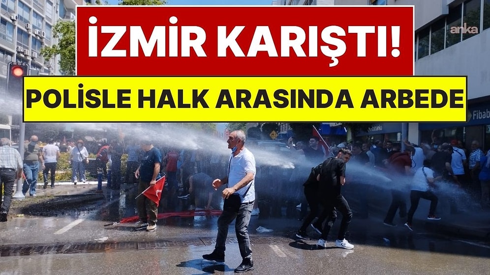 İzmir Karıştı: CHP Mitingine Valilik İzin Vermedi, Vatandaşla Polis Arasında Arbede Çıktı