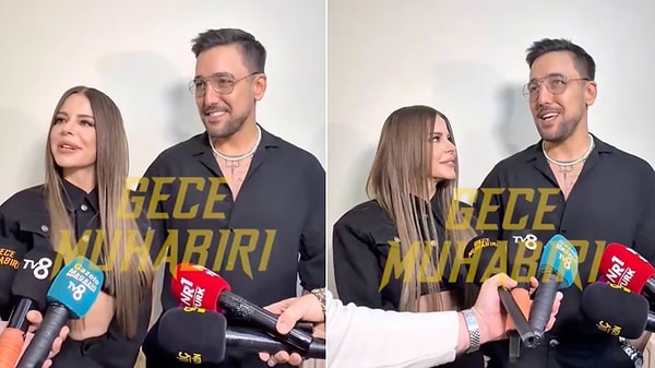 Simge Sağın ve İlkay Şencan çifti ilk kez bir ödül gecesinde görüntülenmişti.
