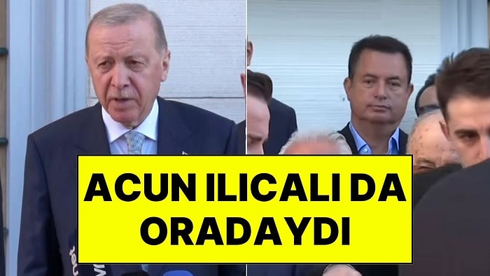 Cumhurbaşkanı Erdoğan’ın Kurban Bayramı Namazında Acun Ilıcalı da Yanındaydı