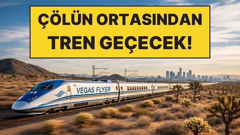 Çölün Ortasından Saatte 320 Kilometre Hızla Tren Geçecek! 2 Saate Düşecek