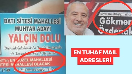 Şahit Oldukları En Absürt Mail Adreslerini Paylaşan Kişiler