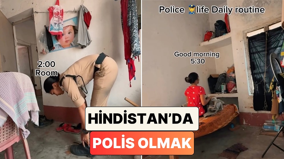 Hindistan'da Bir Kadın Polis Günlük Rutinini Paylaştı