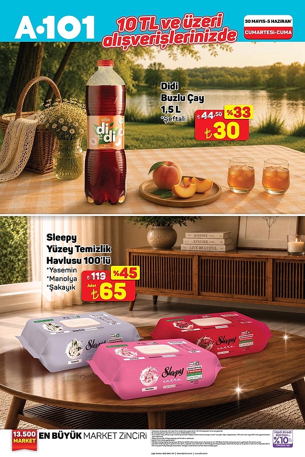 10 TL ve üzeri alışverişlerde👇