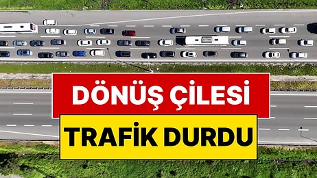 Kurban Bayramı Dönüşü Başladı! Anadolu Otoyolu'nda Kilometrelerce Kuyruk Oluştu