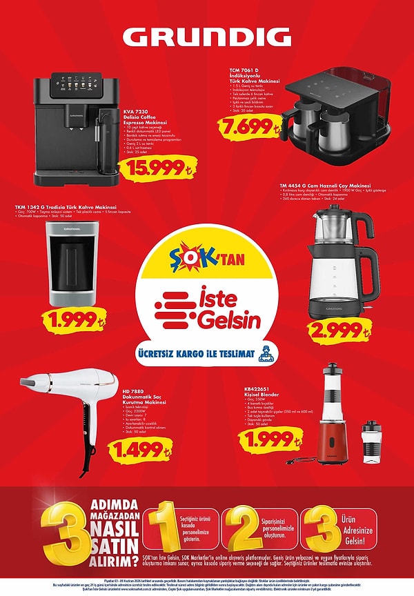 Grundig KVA 7230 Delisia Coffee Espresso Makinesi 15.999 TL