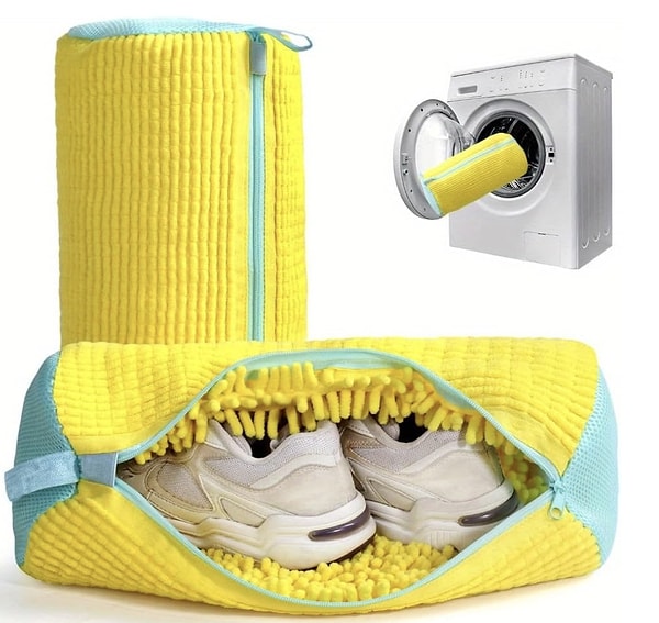 Makinelerin içinde ayakkabıların yıpranmasını önleyen yıkama torbası 440 TL yerine 374 TL!