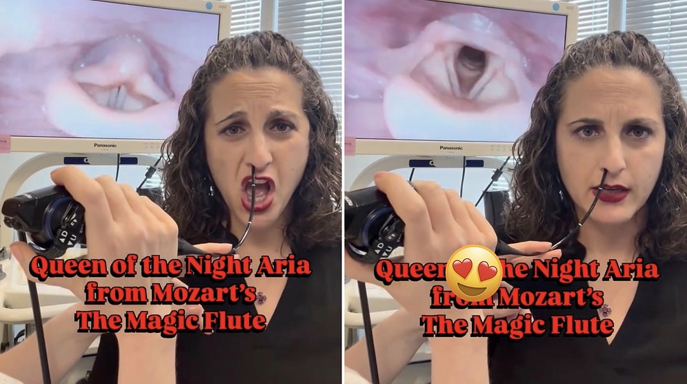 Camera Captures Fascinating Inside Look at an Opera Singer's Vocal Cords