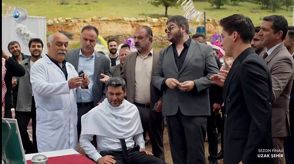 The season finale of "Distant City" featured a guest appearance from "Backstreets'" Chief Sadik.