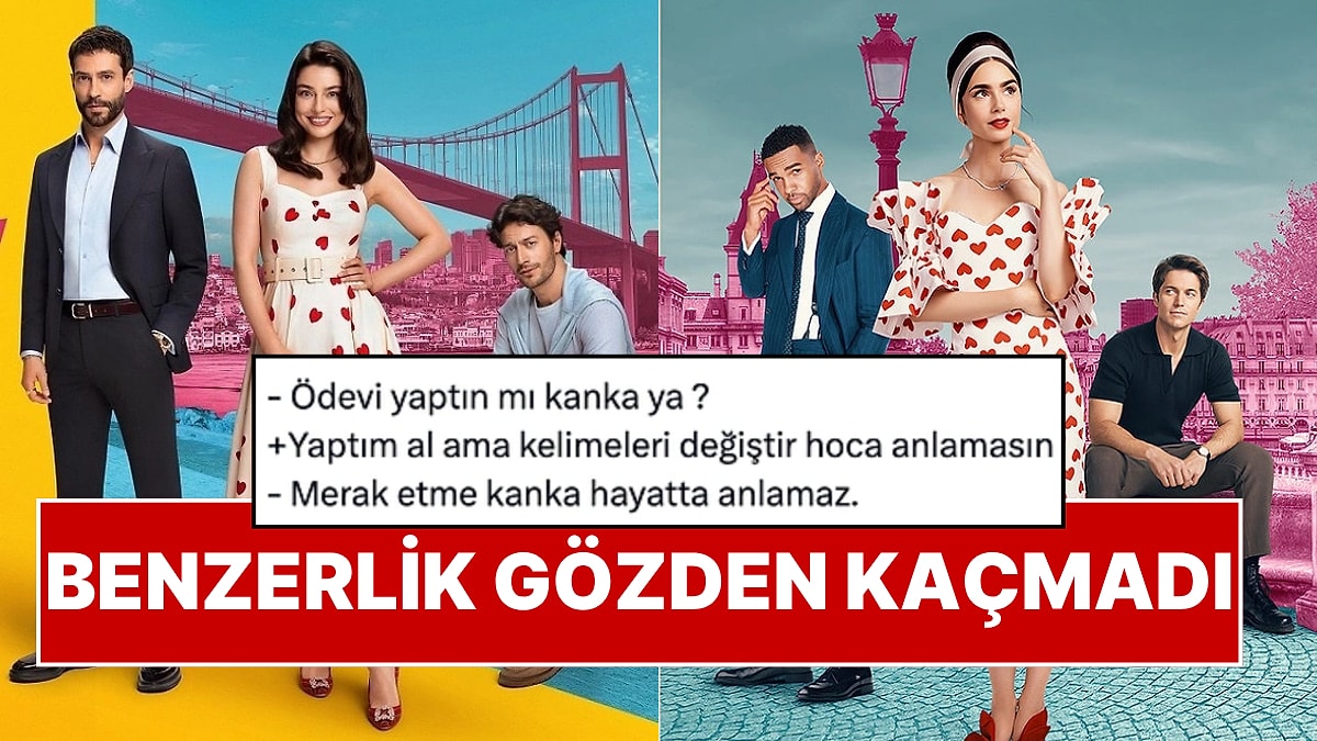 Show TV'nin Yaz Dizisi Muhtemel Aşk'ın Afişinin Emily in Paris'in Afişiyle Benzerliği Eleştirilere Neden Oldu