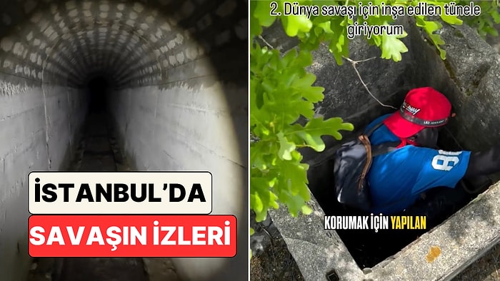 Bir İçerik Üreticisi İstanbul'da 2. Dünya Savaşı Zamanında Nazi Almanya'sına Karşı Yapılan Sığınağa Girdi