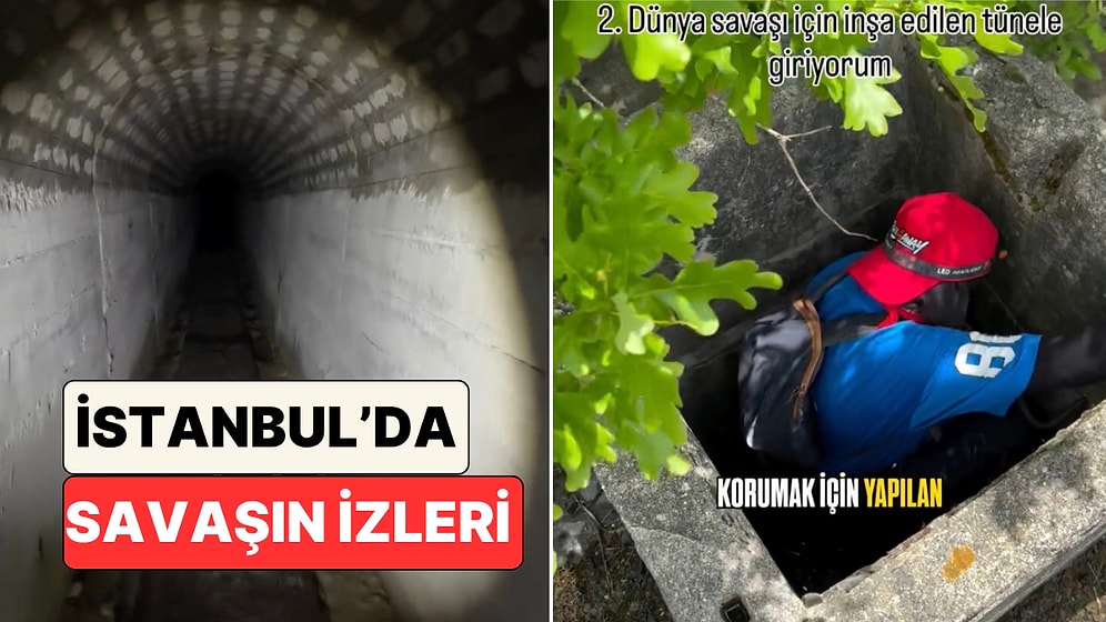Bir İçerik Üreticisi İstanbul'da 2. Dünya Savaşı Zamanında Nazi Almanya'sına Karşı Yapılan Sığınağa Girdi