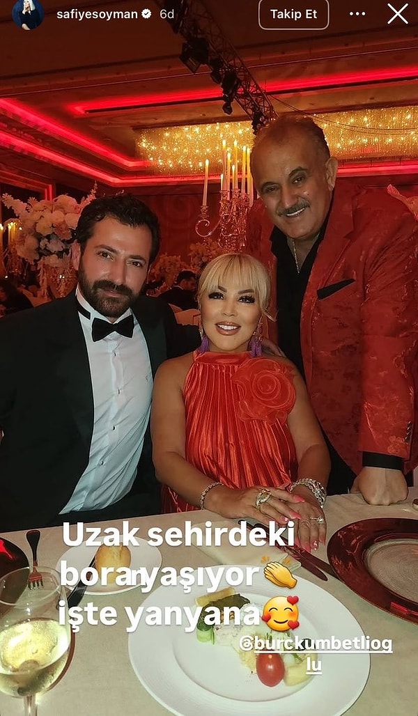 Uzak Şehir seyircisi Safiye Soyman'dan "Boran yaşıyor" paylaşımı geldi.