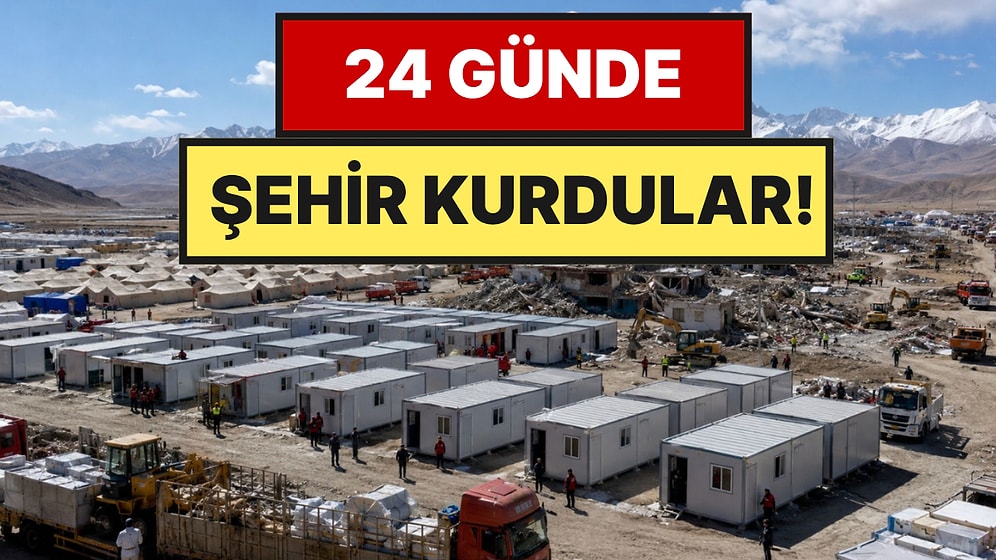 Deprem Oldu, 24 Günde 47 Bin Kişiye Ev Verdiler
