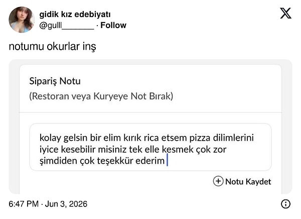 İlk paylaşım şu şekildeydi.