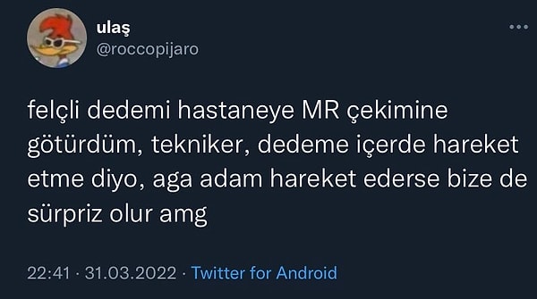 Kafalar karışık.
