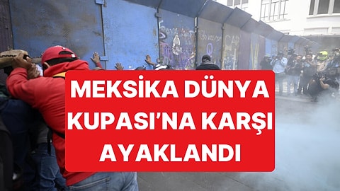 Meksika'da Halk Dünya Kupası'na Karşı Sokağa İndi: Futbolcu Heykellerini Yıktılar