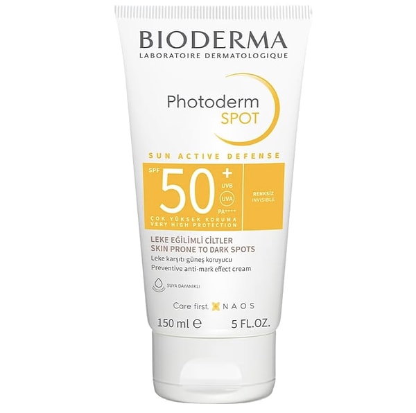 Bu hafta listenin üst sırasına yerleşen Bioderma leke karşıtı güneş kremini bitmeden sepetinize atın!