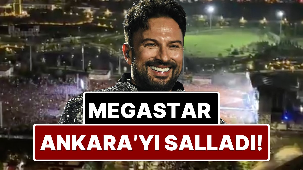 Tarkan'dan Ankara'da Unutulmaz Gece: Yağmura Rağmen Binlerce Kişi Şarkılara Eşlik Etti