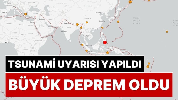 Filipinler'de 7.8 Büyüklüğünde Deprem Oldu: Çok Sayıda Yer Yıkıldı, Tsunami Uyarısı Yapıldı