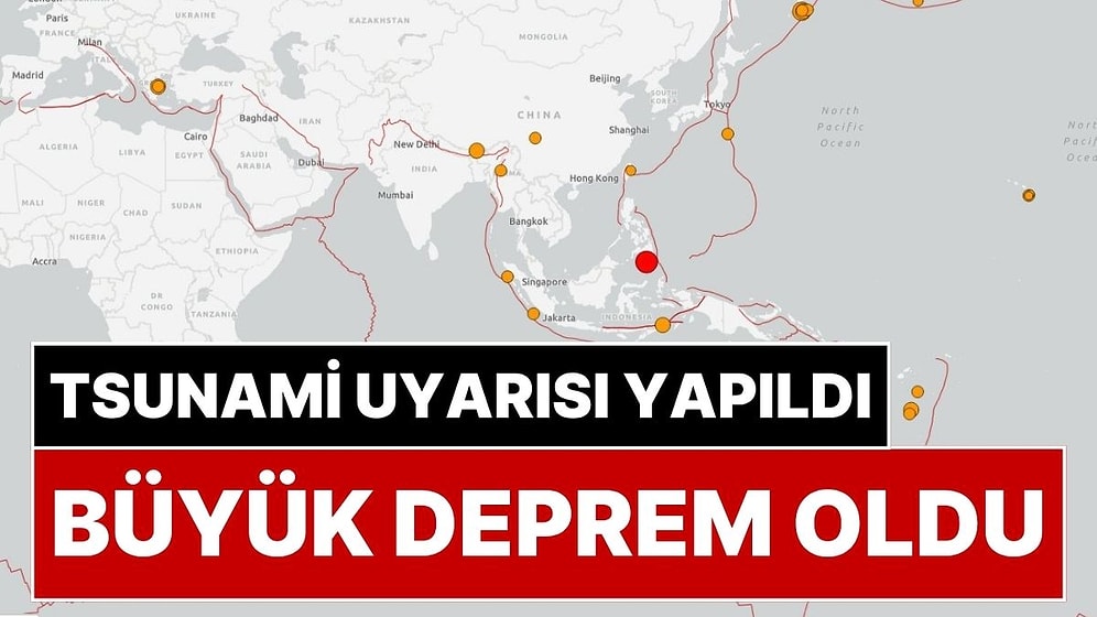 Filipinler'de 7.8 Büyüklüğünde Deprem Oldu: Çok Sayıda Yer Yıkıldı, Tsunami Uyarısı Yapıldı