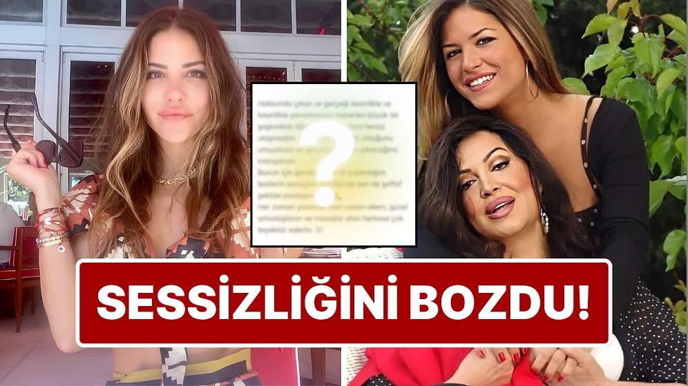 Yasaklı Madde Test Sonucu Pozitif Çıkan Türkan Şoray'ın Kızı Yağmur Ünal'dan İlk Açıklama Geldi!