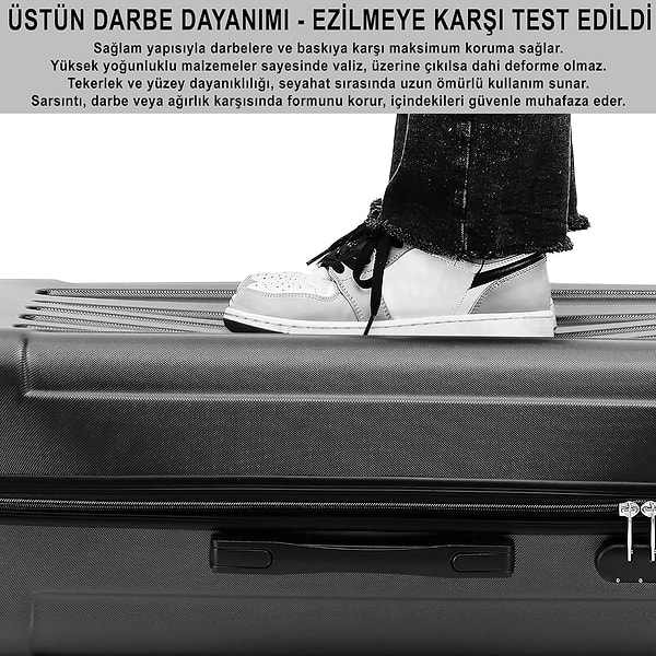 %100 ABS Hammadde ile Darbelere Karşı Üstün Koruma