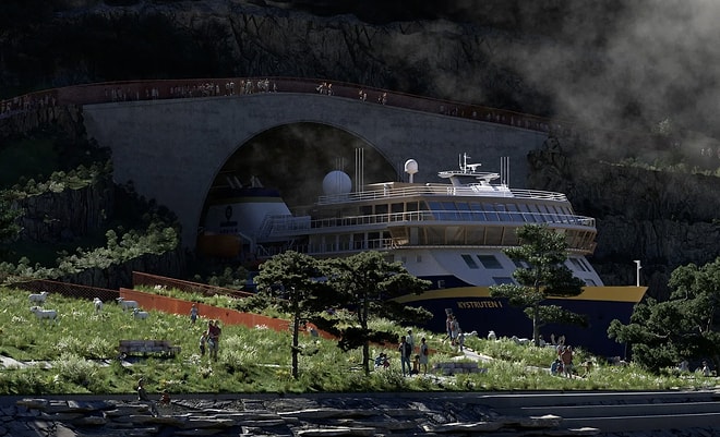 Sailing Inside Mountains: Norway to Build World's First Full-Scale Ship Tunnel