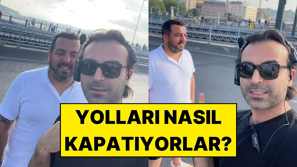 Set Emekçisi Yener Yalçın Galata Köprüsü’nde Yolu Kapattıkları Çekimin Perde Arkasını Anlattı