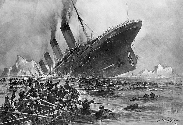 1912'de batan RMS Titanic, SOS'un tarihsel sınama alanı hâline geldi.