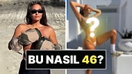 Sabah Koşusuna Çıkan 46 Yaşındaki Eda Taşpınar'ın Bikini-Çorap Kombini Olay Oldu!