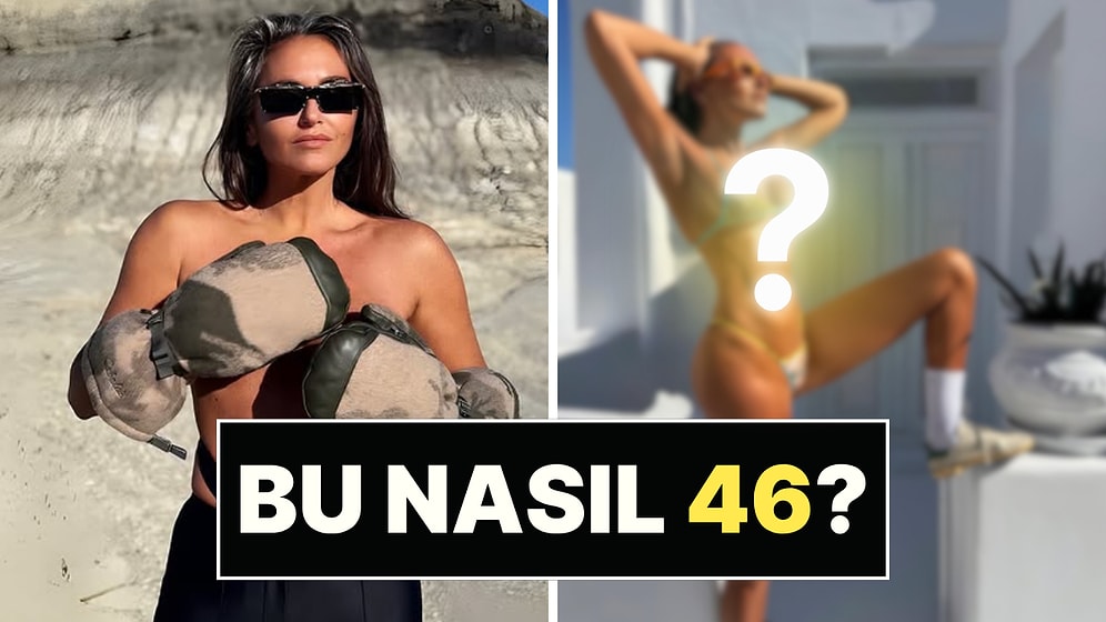 Sabah Koşusuna Çıkan 46 Yaşındaki Eda Taşpınar'ın Bikini-Çorap Kombini Olay Oldu!