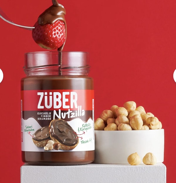 Züber Nutzilla kakaolu fındık kreması ve daha fazlası bugüne özel ZUBER200 koduyla 200 TL ekstra indirimli!