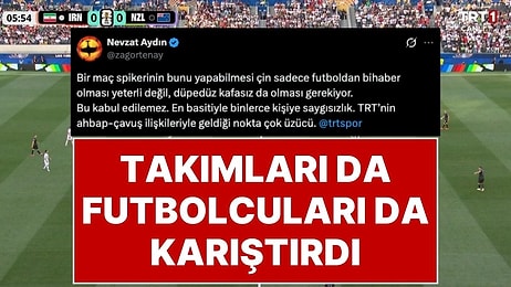 Gecenin Olayı Oldu: Dünya Kupası’nda İran Yeni Zelanda Maçını Anlatan TRT Spiker Takımları Karıştırdı